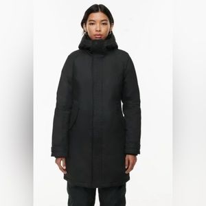 Aritzia Tna The Summit Parka Black Size Large Without Fur